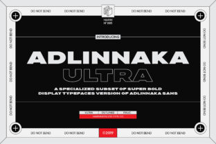 Adlinnaka Ultra: A Display Font That Sharpens Campaign Messaging