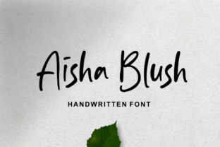 Aisha Blush: A Display Typeface for Standout Editorial Design