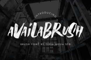 Availabrush: The Craft-Friendly Display Font with Urban Edge