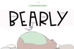 Bearly: The Heartwarming Font for Handmade Products