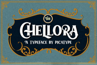 Chellora: A Vintage Typeface for Distinctive Brand Identity