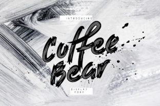 Coffee Bear: A Hand-Drawn Brush Font for Campaign Clarity