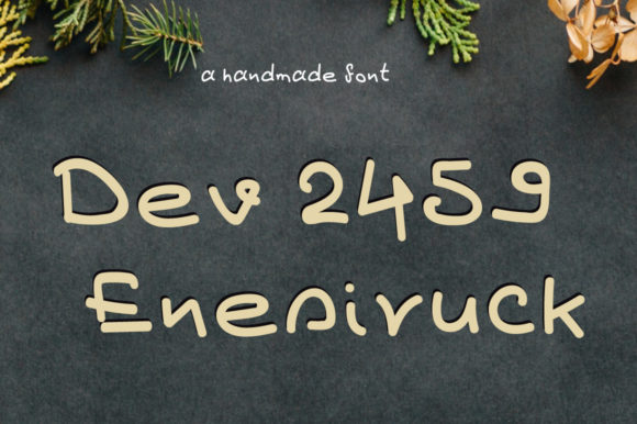 Dev2459 Enesiruck: A Cheerful Display Font for Standout Branding