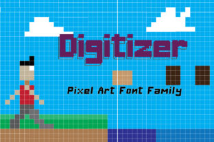 Digitizer Family: A Tech-Inspired Font for Makers