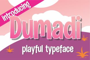 Dumadi Font: A Playful Display Typeface for Editorial Personality