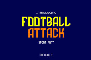 Football Attack: A Sporty Display Font for Editorial Design