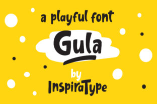 Gula: A Whimsical Display Font for Chic Editorial Design
