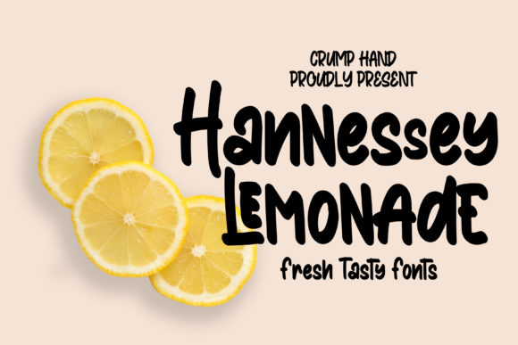 Hannessy Lemonade: A Fresh Display Font for Campaigns