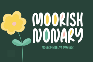 How Moorish Nonary Display Font Adds Whimsy to Small Business Branding