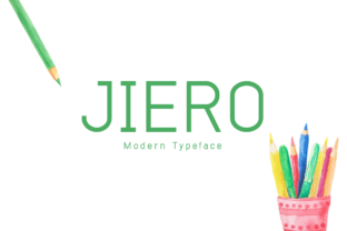 Jiero Brings a Calm, Modern Mood to Editorial Type
