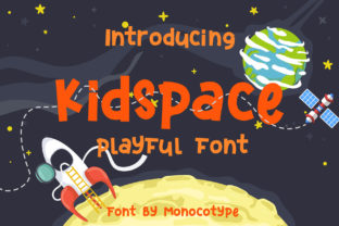 Kidspace Typeface: A Playful Display Font for Digital Creators