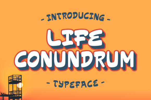 Life Conundrum: The Bold Display Font for Crafters