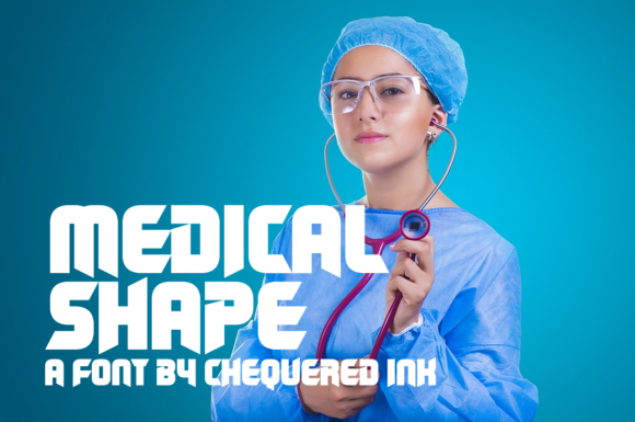 Medical Shape: A Display Typeface for Bold Campaigns
