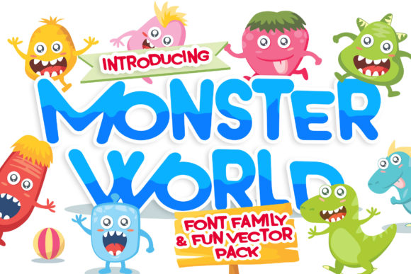 Monster World: A Display Font That Brings Handmade Products to Life