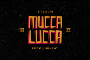 Mucca Lucca: A Bold & Fun Display Font for Branding