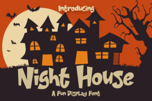 Night House: A Spooky Display Font for Makers