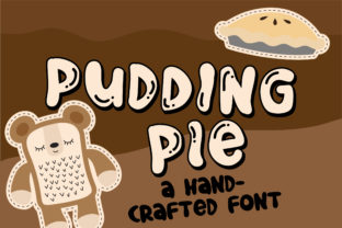 Pudding Pie Duo: A Whimsical Font for Editorial Charm