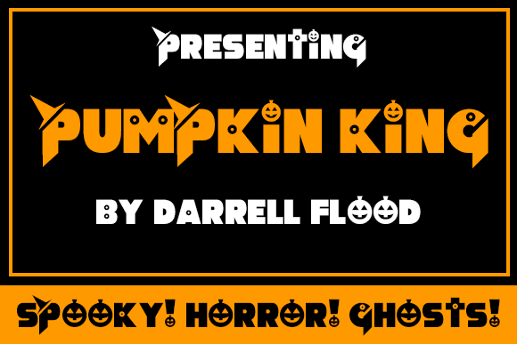 Pumpkin King: A Readable Halloween Display Font for Editorial Layouts