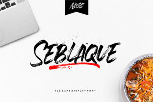 Seblaque: A Bold Display Font for Consistent Branding