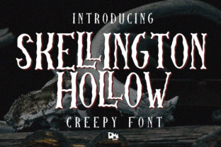 Skellington Hollow Typeface Elevates Horror Visuals