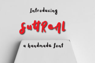 Suttreal: The Bold Display Font for Crafters and Makers