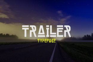 Trailer: A Sleek Uppercase Typeface for Modern Makers
